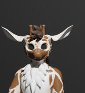 Dusty the Fuzzy Dragon - Kobodal/Giraffe Hybrid