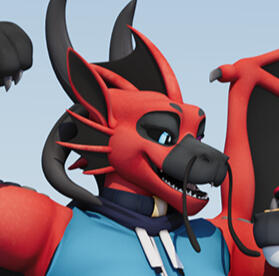Zairiza Customs - Dragon VRchat Model