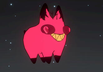 ☁️Cloudy ☁️ - Cursed Cat Alastor Plush