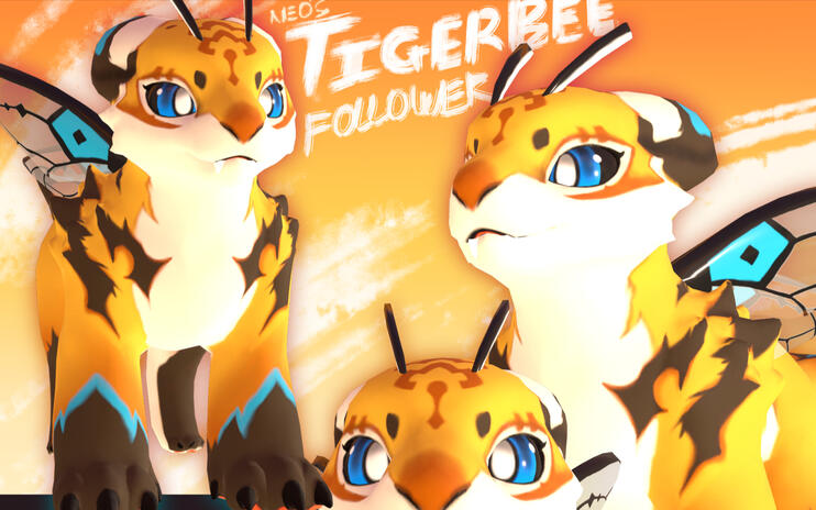 Tokyozilla - Tigerbee follower pet