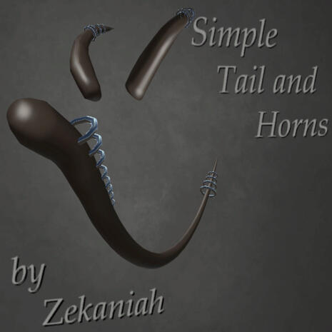Zekaniah -Simple Ring Tail and Horns