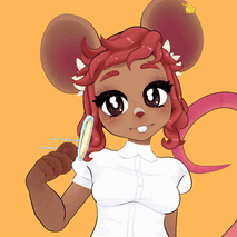 Riceballer3D - Meg the mouse